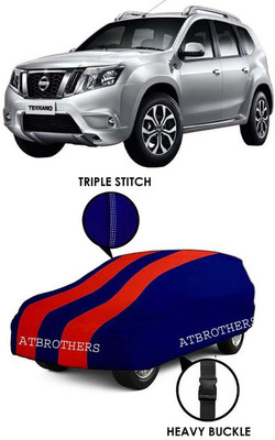 ATBROTHERS Car Cover For Nissan Terrano (Without Mirror Pockets)(Blue, Red)