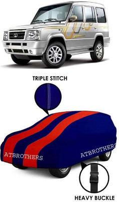 ATBROTHERS Car Cover For Tata Sumo, Sumo DLX, Sumo DX (Without Mirror Pockets)(Blue, Red)
