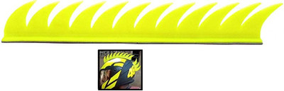 AIRSKY Helmet Mohawk for Bike(Yellow)