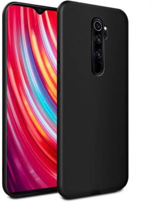 Mozo Back Cover for Redmi Note 8 pro Back Cover, plain back cover, mobile back cover, case_covers(Black, Camera Bump Protector, Silicon, Pack of: 1)