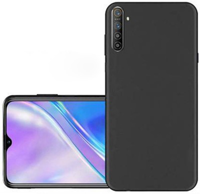 Stunny Back Cover for Realme 6 pro(Black, Camera Bump Protector, Silicon, Pack of: 1)