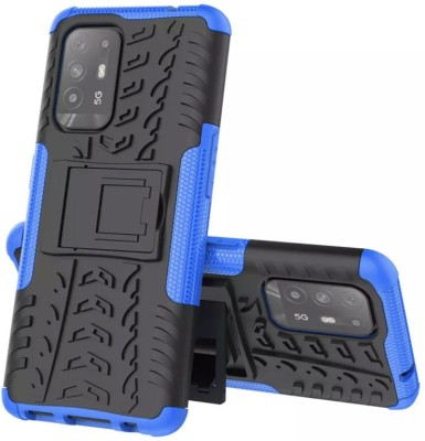 Glaslux Back Cover for Oppo A94 5G(Blue, Cases with Holder, Pack of: 1)