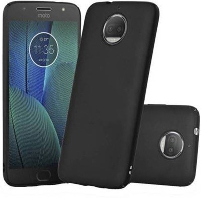 Mozo Back Cover for Moto G5s Plus Back Cover, plain back cover, mobile back cover, case_covers(Black, Camera Bump Protector, Silicon, Pack of: 1)