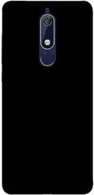 Stunny Bumper Case for Nokia 5.1(Black, Camera Bump Protector, Silicon, Pack of: 1)