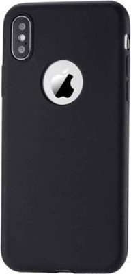 Stunny Bumper Case for Redmi Iphone XS Max Back Cover, plain back cover, mobile back cover, case_covers(Black, Camera Bump Protector, Silicon, Pack of: 1)