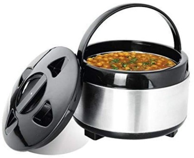sanlife Stainless Steel Thermoware Casserole Double Wall Insulated Hot Pot for Hot Meal| Chapati| Curry| Roti - 1600ML Thermoware Casserole(1600 ml)
