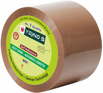 YAJNAS Single Sided Manual Brown Cello Tape (Manual)(Set of 1, Brown)