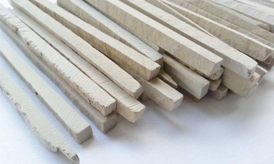 YAAH CREATION Natural Limestone Slate Chalk Pencil - Pack of 4 Box 80 sticks (Saleti Chalk) SALETI LIMESTONE STICKS(80 Sticks)