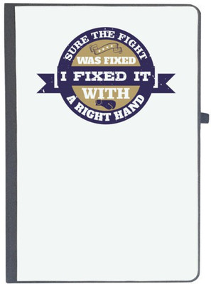 UDNAG Handcrafted Gift A5 Diary Ruled 80 Pages(Black)