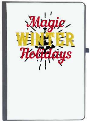 UDNAG Handcrafted Gift A5 Diary Ruled 80 Pages(Black)