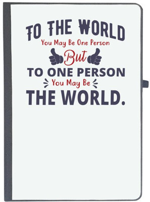 UDNAG Handcrafted Gift A5 Diary Ruled 80 Pages(Black)