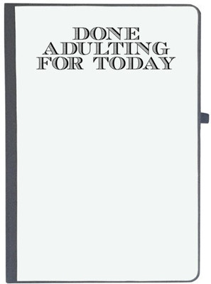 UDNAG Handcrafted Gift A5 Diary Ruled 80 Pages(Black)