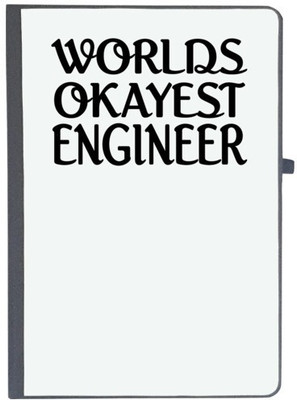 UDNAG Handcrafted Gift A5 Diary Ruled 80 Pages(Black)