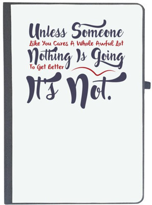 UDNAG Handcrafted Gift A5 Diary Ruled 80 Pages(Black)
