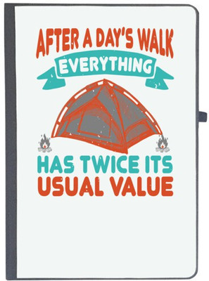 UDNAG Handcrafted Gift A5 Diary Ruled 80 Pages(Black)