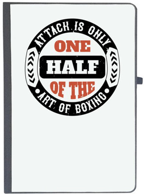 UDNAG Handcrafted Gift A5 Diary Ruled 80 Pages(Black)