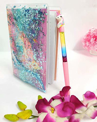 AMANVANI unicorn A5 Diary ruled 80 Pages(Multicolor, Pack of 2)