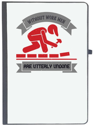 UDNAG Handcrafted Gift A5 Diary Ruled 80 Pages(Black)