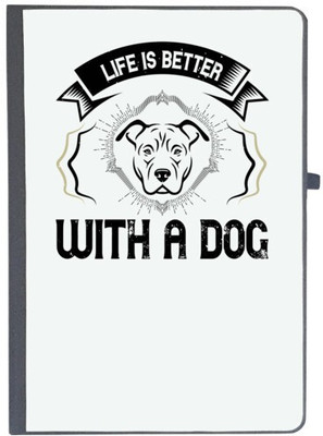 UDNAG Handcrafted Gift A5 Diary Ruled 80 Pages(Black)