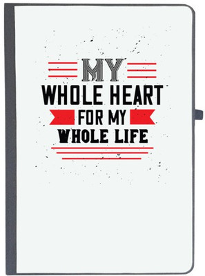 UDNAG Handcrafted Gift A5 Diary Ruled 80 Pages(Black)