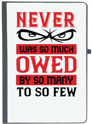 UDNAG Handcrafted Gift A5 Diary Ruled 80 Pages(Black)