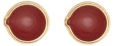 BS NATURAL B S NATURAL Decorative Diwali Diyas | Mitti Diya | Mitti Ke Deepak | Mitt Ka Diya | Terracotta Diya | Designer Clay Diya | Diyas for Pooja - Made in India Pottery (Pack of 2) Table Diya Set(Height: 2 inch)