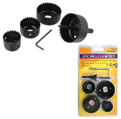 uptodatetools Hole Saw Kit Hole saw set 6 pc Hole Saw Set Drill Bit set 32mm/38mm/44mm/54mm
