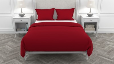 Livpure Smart Single Polyester Duvet Cover(Maroon)