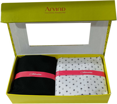 Arvind Cotton Blend Printed Shirt & Trouser Fabric