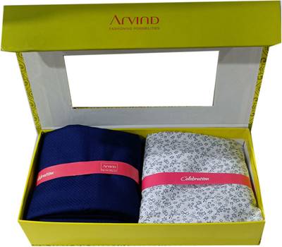 Arvind Cotton Blend Printed Shirt Trouser Fabric Price History