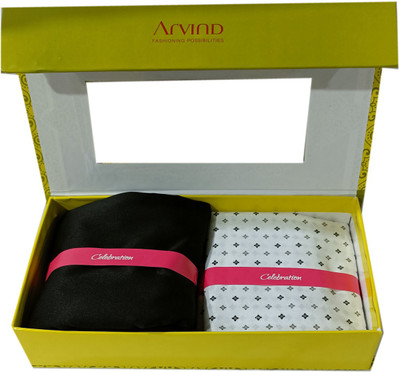 Arvind Cotton Blend Printed Shirt & Trouser Fabric