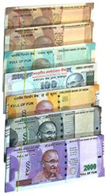 MSN 30005 Rupees fake note Printed Currency fake currency Gag Toy(Multicolor)