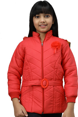 Fit N Fame Full Sleeve Solid Girls Jacket