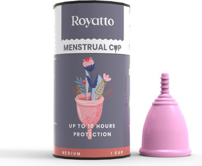 Royatto Medium Reusable Menstrual Cup(Pack of 1)