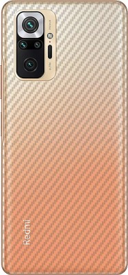 Arxona Redmi Note 10 Pro Max carbon Fiber texture Mobile Skin(Transparent)