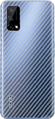 Arxona Realme Narzo 30 Pro carbon Fiber texture Mobile Skin(Transparent)