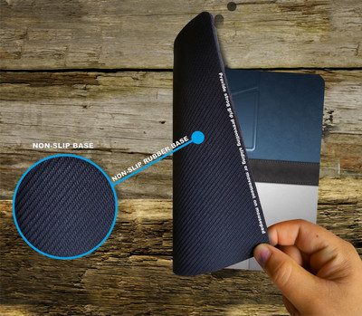 SMULY Printed Designer Anti Skid, Thick Non-Slip Rubber Base Mouse Pad Compatible with Computer, Laptops, PC, Home & Office Mousepad HD Quality Non Slip Base Mousepad(Navy Blue)