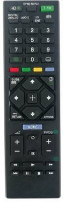 Cezo Sony bravia Tv Remote LED LCD TV Universal Remote Control Compatible for Works with Almost Sny Braia LED LCD Sony Remote Controller (Black) Sony Bravia Remote Controller(Black)