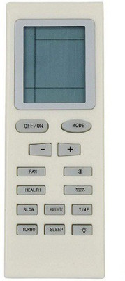 Piyush REMOTE 18 TO AC (HEALTH, BLOW ,TURBO,SLEEP, LIGHT BUTTONS) COMPATIBLE TO VOLTAS BLUESTAR ONIDA GODREJ AC. OLD REMOTE MUST BE EXACTLY SAME Remote Controller(White)
