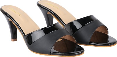 AXIUM Women Heels(Black , 8)