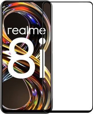 GLADLY Tempered Glass Guard for Realme 8i(Pack of 1)