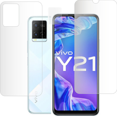 TRUSTin.ONLINE Front and Back Screen Guard for Vivo Y21, Y21(Pack of 3)