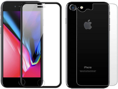 Casesily Front and Back Tempered Glass for Apple iPhone SE 2020 / SE 2 Front 18D Real Glass & Back Transparent Flexible Guard(Pack of 2)