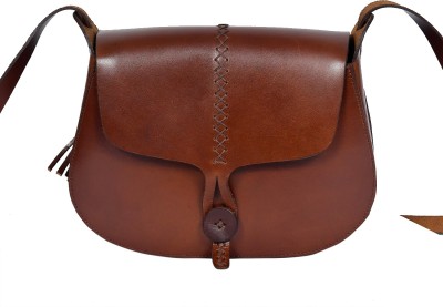 Celtic Brown Sling Bag leather side bag for women