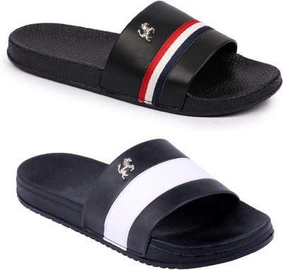PERY-PAO Men Slides(Multicolor , 6)