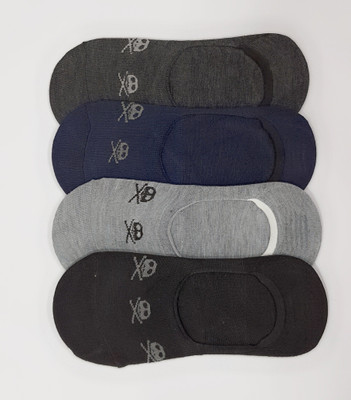 zippyque Men Printed Low Cut, Peds/Footie/No-Show(Pack of 4)