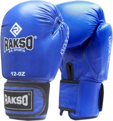 Rakso Pro Style Training Boxing Gloves Boxing Gloves 10OZ Boxing Gloves(Blue)