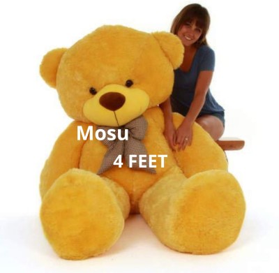 MOSU FEEL SOFT TOYS Soft toy, Teddy bear 4 feet for girls, Soft toys for kids, Birthday gift for girls,Wife,Girlfriend,Husband, Gift items toy  - 92 cm(Yellow)