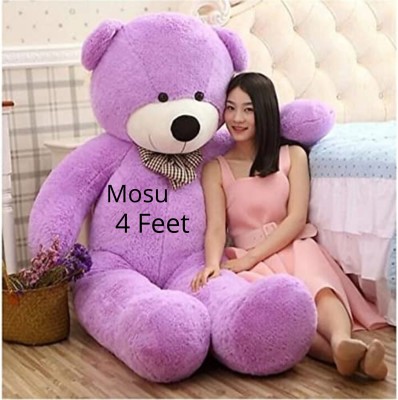 MOSU FEEL SOFT TOYS Soft toy, Teddy bear 4 feet for girls, Soft toys for kids, Birthday gift for girls,Wife,Girlfriend,Husband, Gift items toy  - 92 cm(Purple)