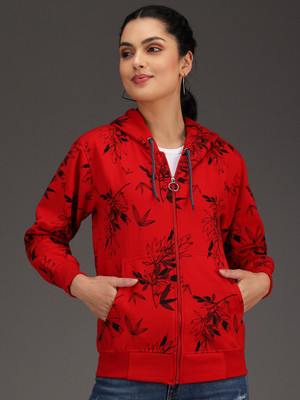 eWools Full Sleeve Floral Print Women Sweatshirt